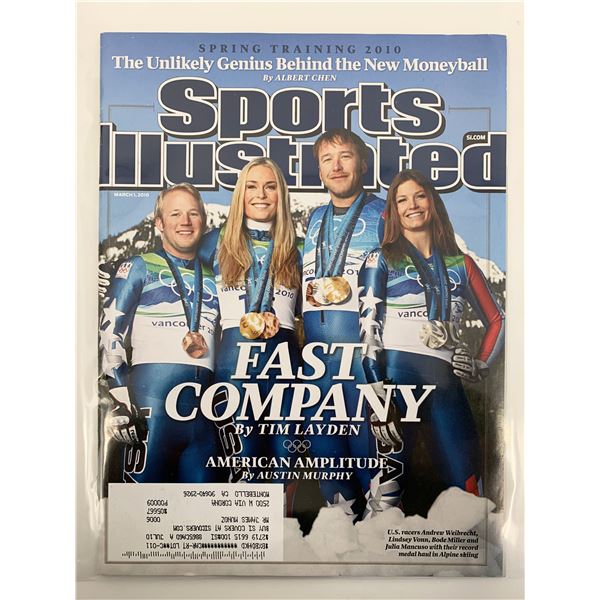 Sports Illustrated Magazine March 1st 2010 Bode Miller Lindsey Vonn Julia Mancuso