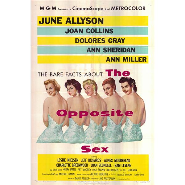 The Opposite Sex original 1956 vintage one sheet poster