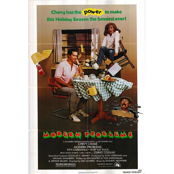 Modern Problems original 1981 vintage one sheet poster