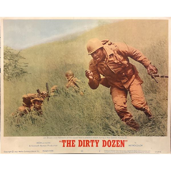 The Dirty Dozen 1967 original vintage lobby card