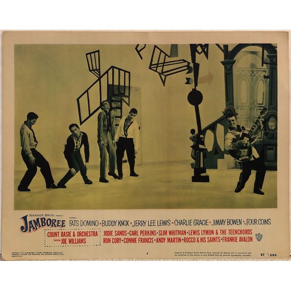 Jamboree original 1957 vintage lobby card