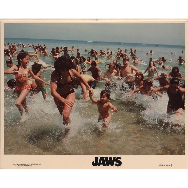 Jaws Mini original 1978R vintage lobby card