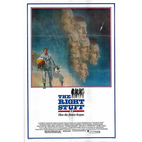 The Right Stuff original 1983 vintage one sheet poster