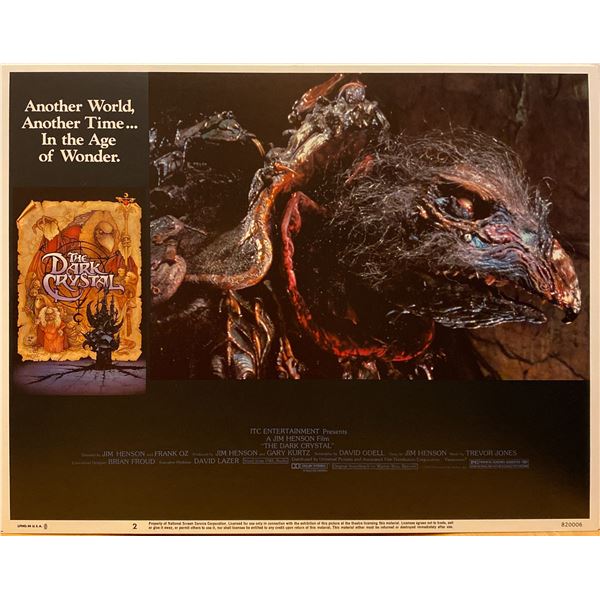 The Dark Crystal 1982 original vintage lobby card