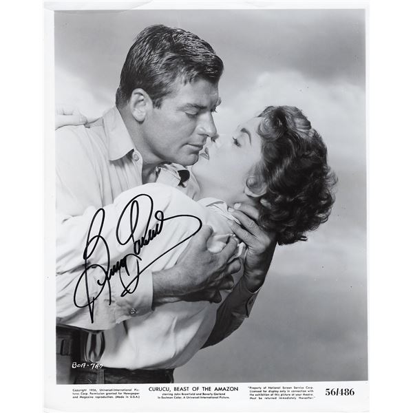 Curucu, Beast of the Amazon Beverly Garland signed movie photo