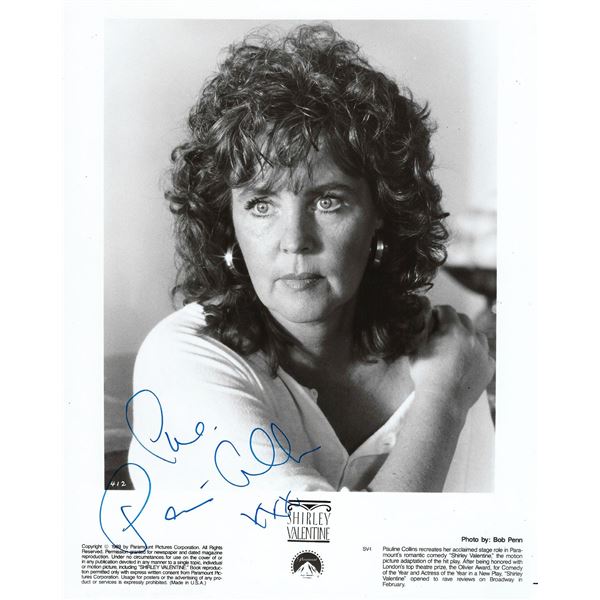 Shirley Valentine Pauline Collins signed movie photo