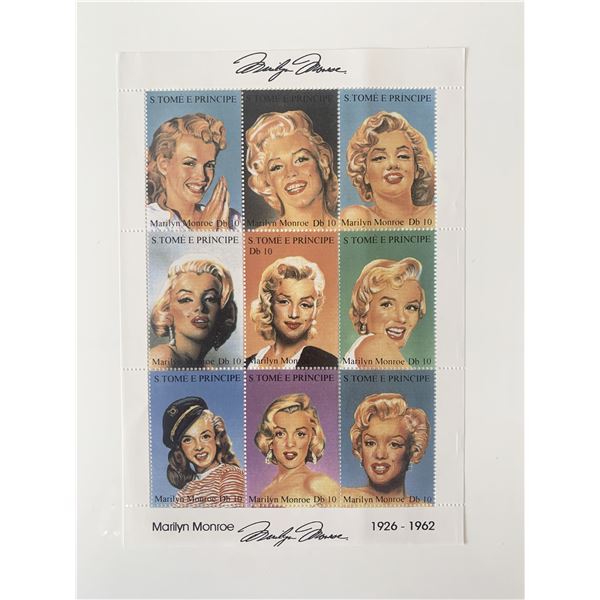 Marilyn Monroe Stamp Set - São Tomé and Príncipe - 1994