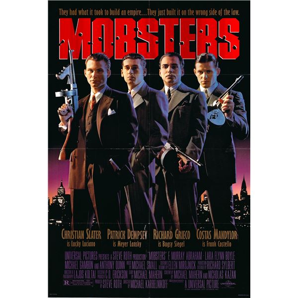 Mobsters original 1991 vintage one sheet poster