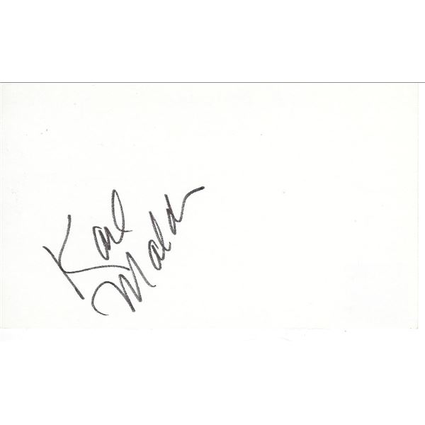 Karl Malden original signature