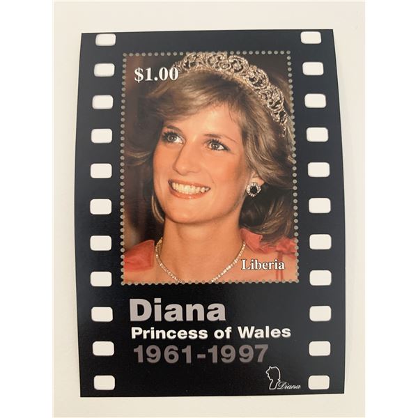 Liberia Diana Princess of Wales commemorative stamp