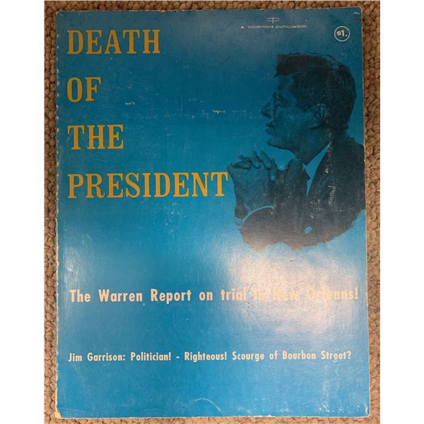 Warren Commission Death Of The President signed book