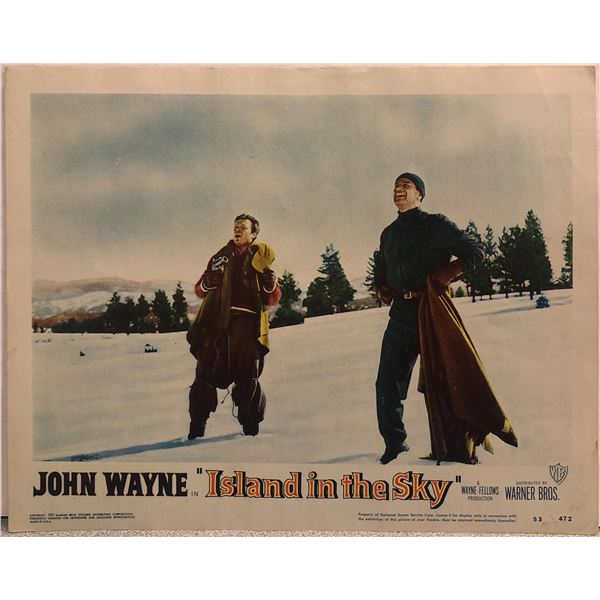Island in the Sky original 1953 vintage lobby card