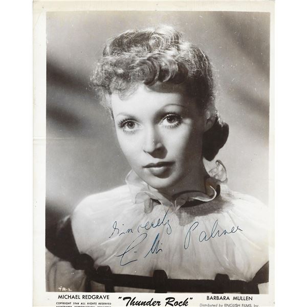 Thunder Rock Lilli Palmer signed movie photo