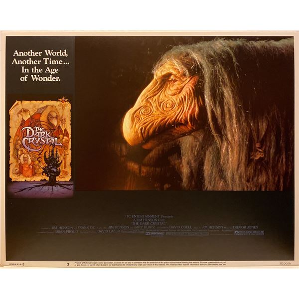 The Dark Crystal 1982 original vintage lobby card