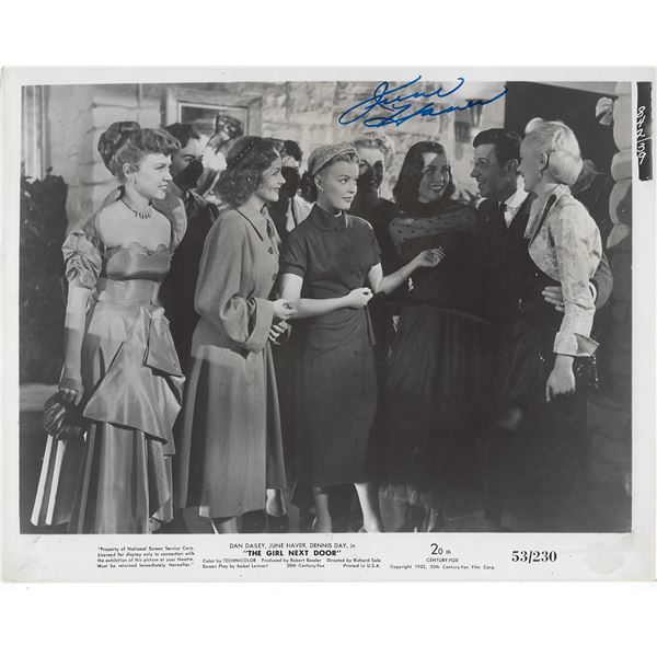 Love Nest June Haver Signed Photo