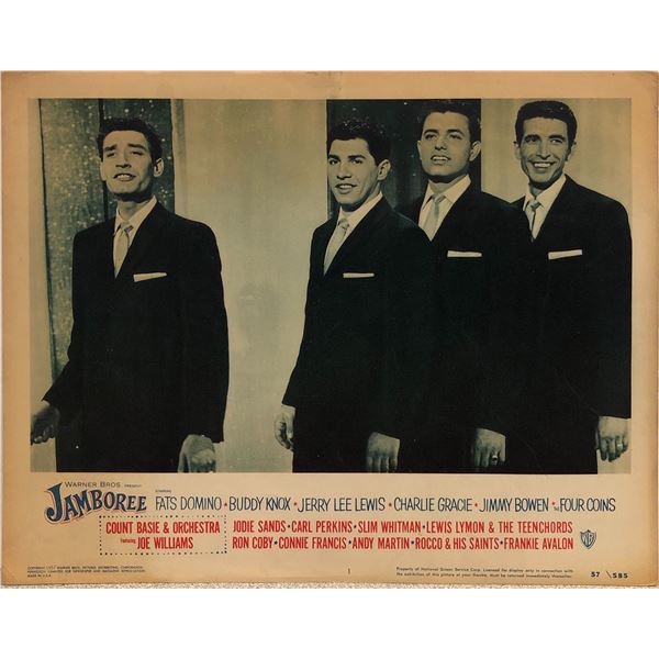 Jerry Lee Lewis Jamboree original 1957 vintage lobby card