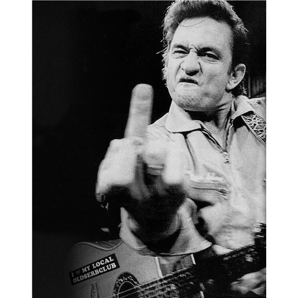 Johnny Cash iconic photo