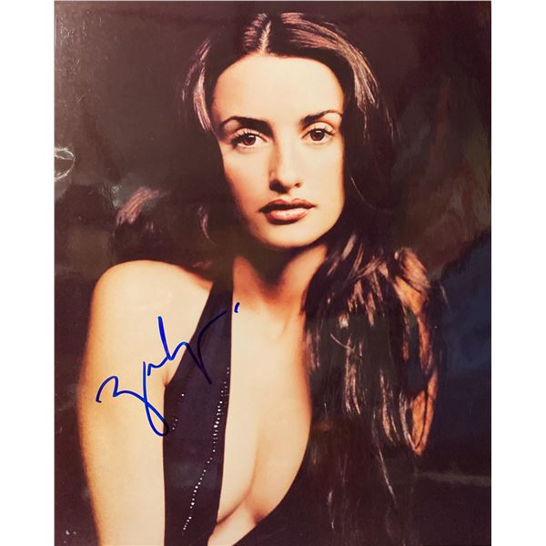 Penélope Cruz signed photo