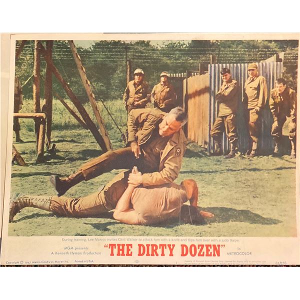 The Dirty Dozen 1967 original vintage lobby card