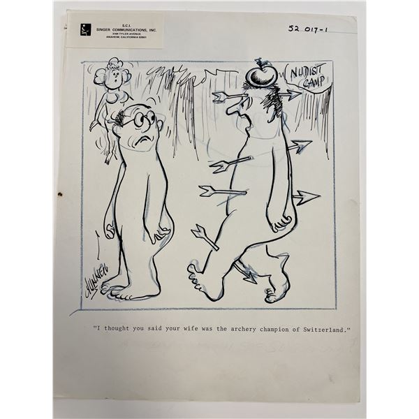 John Dunnett Original Cartoon