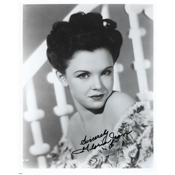 Gloria Jean signed photo