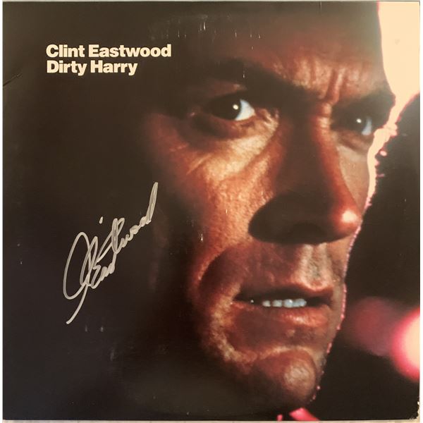 Clint Eastwood Dirty Harry signed Laser disc