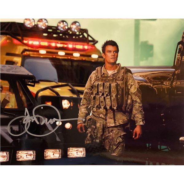 Transformers Josh Duhamel signed movie photo