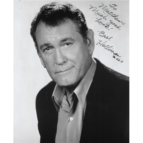 Police Story Earl Holliman signed photo