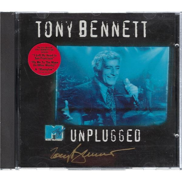 Tony Bennett MTV Unplugged signed CD