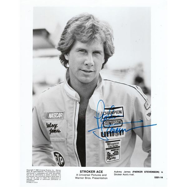Stroker Ace Parker Stevenson signed photo