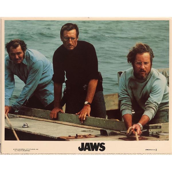 Jaws original 1978R vintage mini lobby card