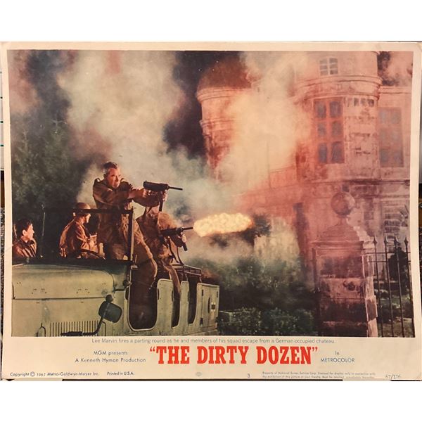 The Dirty Dozen 1967 original vintage lobby card