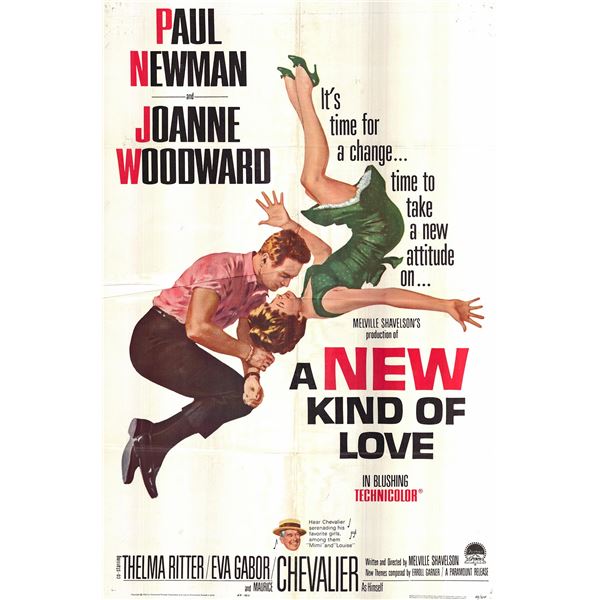 A New Kind of Love original 1963 vintage one sheet movie poster