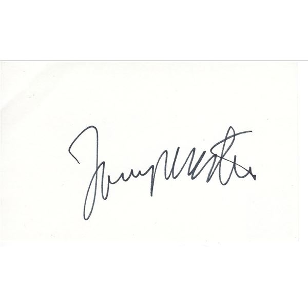 Tony Martin original signature