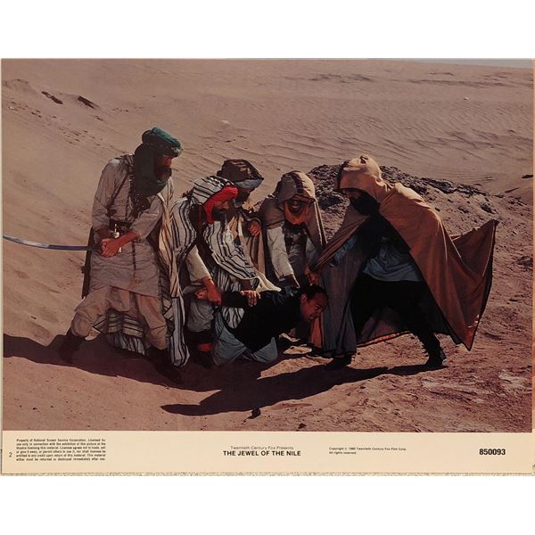 The Jewel of the Nile original 1985 vintage lobby card