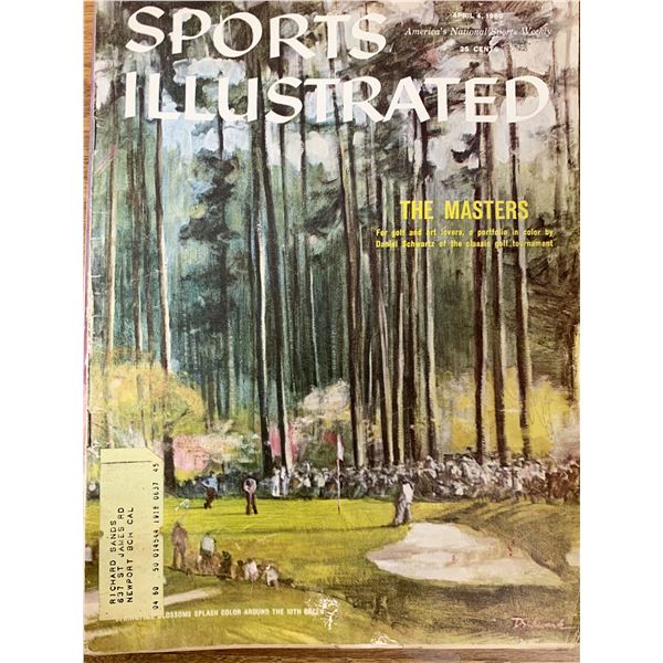 Sports Illustrated Magazine 1960 Wilt Chamberlain Issue