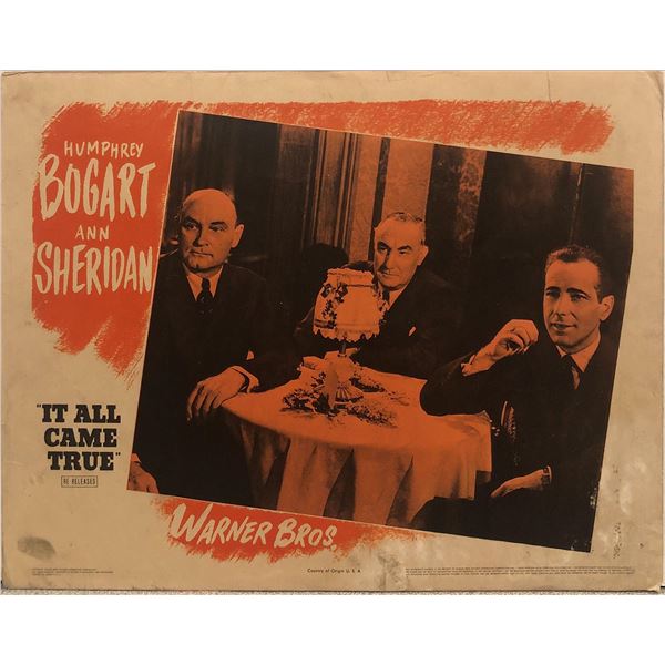 It All Came True original 1941R vintage lobby card