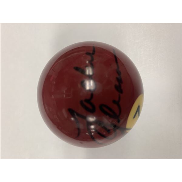 The Hustler Jackie Gleason and Paul Newman signed billiard ball