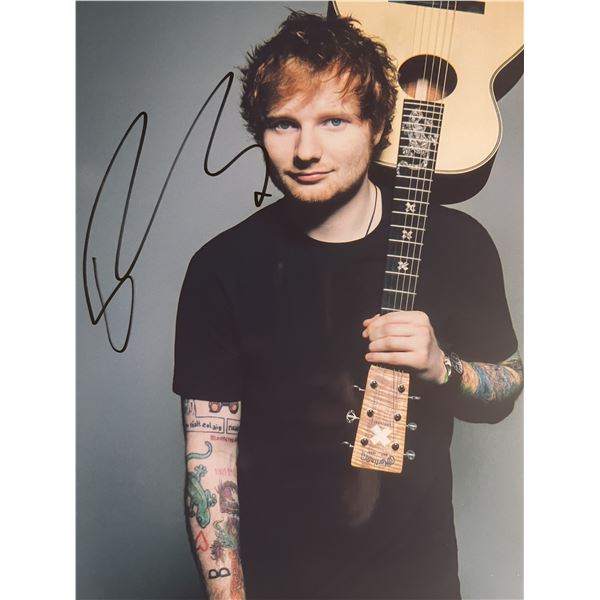 Ed Sheeran signed photo