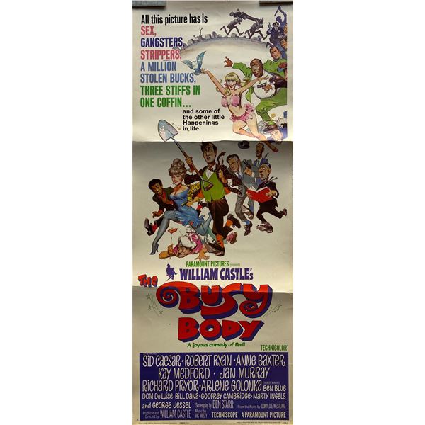 The Busy Body insert card