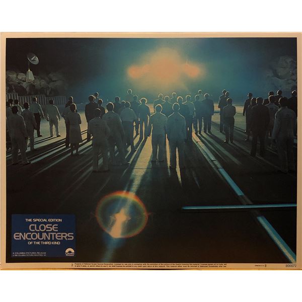 Close Encounters of the Third Kind  1980 original vintage lobby card