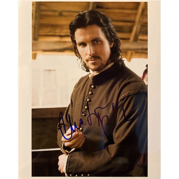 Christian Bale signed movie photo