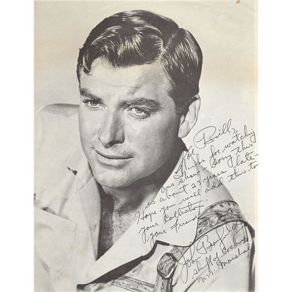 John Bromfield signed photo