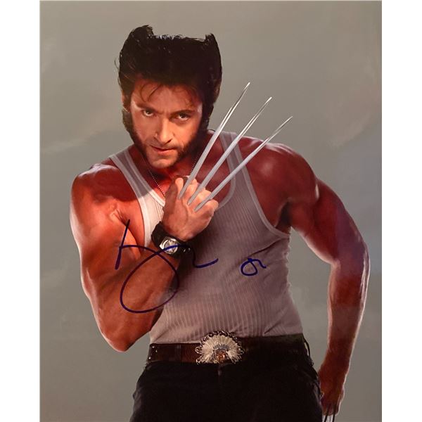 Hugh Jackman signed movie photo