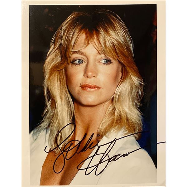 Goldie Hawn signed photo