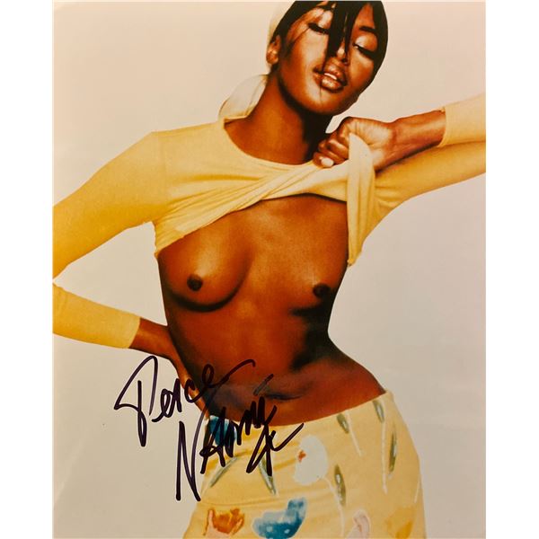 Naomi Campbell signed photo