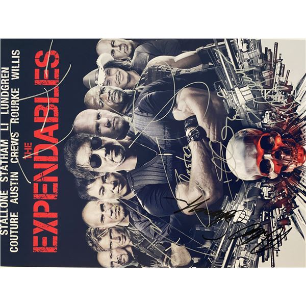 The Expendables signed movie photo