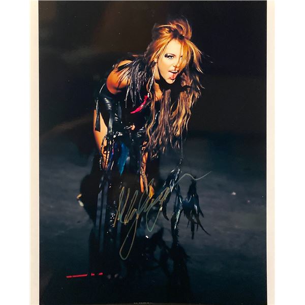 Miley Cyrus signed photo