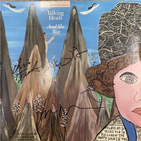 Talking Heads And She Was signed EP