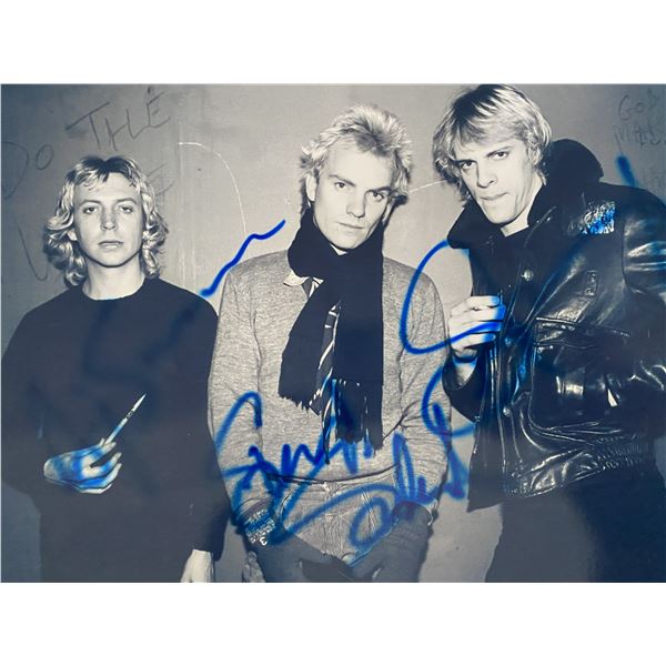 The Police signed photo